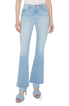 Welcome your new favorite jeans featuring a flared silhouette that provides a legs-for-days look, while frayed hems add a hint of edge. 30" inseam, 21" leg opening, 10" front rise, 14" back rise (size 29) 78% cotton, 16% modal, 4% polyester, 2% elastane Machine wash, tumble dry Made in the USA Hem Bootcut Jeans, Wish List, Favorite Jeans, Bootcut Jeans, New Outfits, The Weekend, In Store, Nordstrom, California