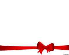 a red ribbon with a bow on it