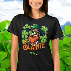 Slainte Irish Toast St Patrick's Day Personalized T-Shirt