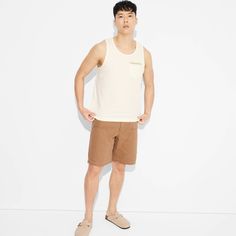 Tank top with a crew neckline made from 100% cotton for a soft feel and all-day comfy wear. Tailored in a regular fit with a length that hits at the hip. Pullover style completes the design and allows for easy on and off. If you're not satisfied with any Target Owned Brand item, return it within one year with a receipt for an exchange or a refund. Original Use™: Always the next evolution. Everyday Cotton Crew Neck Tank Top, Comfortable Relaxed Fit Tank Top For Everyday, Relaxed Fit Crew Neck Tank Top For Everyday, Everyday Crew Neck Relaxed Fit Tank Top, Casual Beige Tank Top For Everyday, Cotton Tops For Weekend Wear In Spring, Spring Weekend Cotton Tops, Sporty Cotton Tops For Weekend Wear, Casual Relaxed Fit Tank Top For Everyday