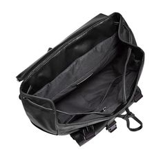 This leather backpack features 5 pockets, a padded laptop pocket, a back luggage strap and backpack straps. Leather, Backpack 11.5' L x 5' W x 15.5' H 1 Back Luggage Strap, 1 Handle, 2 Backpack Straps Interior Details - 1 Padded Laptop Pocket, 1 Zipper Pocket, 2 Slide Pockets Exterior Details - 1 Front Flap Pocket, 2 Side Slide Pockets Luggage Strap, Fossil Bags, Men's Bags, Backpack Straps, Laptop Pocket, Bags Backpacks, Flap Pocket, Leather Backpack, Fossil