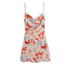 [Measurement] Total Length: 33.8" (86cm) Chest: Flat 16.1" (82cm) Waist: Flat 14.1" (72cm) Hip: Flat 18.1" (92cm) Red Printed Mini Dress For Spring, Red Printed Summer Mini Dress, White Printed Sundress With Spaghetti Straps, Red Printed Mini Dress For Day Out, Red Sleeveless Dress For Summer Day Out, Red Spaghetti Strap Summer Mini Dress, Red Spaghetti Straps Summer Mini Dress, White Sleeveless Printed Mini Dress, White Printed Sleeveless Mini Dress