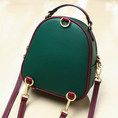 Free U.S. shipping. Style: Commuting , color:Green, suite for season：Spring, Summer, Autumn, Winter ，Anniversary, Going out, Hanging out, Material Genuine Leather, Green Cherry Convertible Mini Backpack Handbags Green Backpack Shoulder Bag For Errands, Green Backpack For Errands, Green Rectangular Leather Backpack With Detachable Strap, Green Backpack With Detachable Strap For Travel, Green Leather Backpack With Removable Pouch, Trendy Green Leather Backpack For School, Luxury Green Backpack For Daily Use, Rectangular Green Leather Backpack, Green Backpack Satchel With Zipper