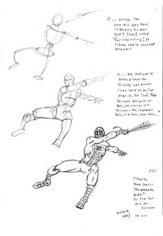 three different types of baseball players are shown in this hand - drawn drawing, and each is