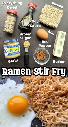 an image of ramen stir fry ingredients