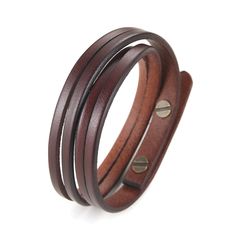 PRICES MAY VARY. Double-layer brown leather braided bracelet, stylish design, simple yet elegant, it is very easy to wear and take off with the snap button, it can be completed by one person, very easy Real high-quality leather, real leather, the surface is treated with a special process, very smooth, and the product texture is very good The bracelet size is 8.0inch/21cm, please pay attention to the wrist size when buying We provide very nice gift boxes that can be a sweet gift for family, frien Trendy Adjustable Brown Leather Bracelet, Trendy Brown Leather Bracelet, Brown Double Band Bracelet With Leather Strap, Brown Double Band Leather Bracelets, Brown Double Band Leather Strap Bracelets, Brown Leather Strap Double Band Bracelets, Elegant Brown Leather Wrap Bracelet, Brown Leather Wrap Bracelet As Gift, Brown Leather Wrap Bracelet For Gift