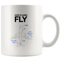 PRICES MAY VARY. ULTIMATE GIFT MUG THAT STANDS OUT FROM THE REST: Looking for a funny graduation item to your family or friend who is a future pilot, aircraft mechanic, or aerospace engineer? Then this mug is for you! Celebrate the new pilot in the family, or give a present to your favorite aircraft pilot with this funny and humorous How Planes Fly Coffee Mug. PREMIUM CERAMIC COFFEE MUG: This high-quality 11oz ceramic white mug has a premium hard coat that provides crisp and vibrant color reprod Flight Attendant Graduation, Office Work Table, Gifts For Pilot, Gifts For Pilots, Future Pilot, Aircraft Mechanic, Aircraft Mechanics, Graduation Funny, Aerospace Engineering