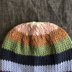 "D E T A I L S + A simple, striped knitted beanie + Hand knit with 100% organic cotton + All sizes available (photographed in 0 to 3 month size) + Hand wash, dry flat + Lining options: https://www.etsy.com/BleubirdKnits/listing/646317066/ M E A S U R E M E N T S 0 to 3 months - 14\" / 35.5cm 3 to 6 months - 16\" / 405cm 6 to 12 months - 18\" / 45.5cm Toddler - 19\" / 48cm Kid - 20\"/ 50.5cm Adult - 23\" / 58.5cm >> Check shop announcement for current turn around time. >> Please let m Everyday Knitted Cotton Hat, Everyday Cotton Knitted Hat, Cozy Cotton Knitted Hats, Cozy Knitted Cotton Hats, Striped Beanie, Lapel Brooch, Striped Beanies, Felt Heart, Greensboro Nc