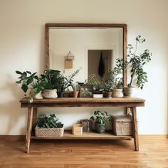 Handcrafted Wooden Console Table with Unique Tree-Shaped Bookshelf - Elevate Your Home Decor Add a statement piece to your home with this handcrafted console table, paired with an eye-catching tree-shaped bookshelf. This stunning set combines clean, modern lines with an organic, branching bookshelf design that draws attention and brings character to any room. Made from high-quality solid wood, the console table and bookshelf showcase remarkable natural wood grain, enhancing their rustic charm. Each piece reveals beautiful variations and textures that highlight the unique beauty of the wood, with curves and edges carefully sculpted to emphasize the wood's natural patterns. Treated with an anti-termite spray, this durable set is built to last, offering style and longevity. Key Features Handc Console Table With Plants, Plant Console Table, Japandi Console Table, Table With Plants, Long Console Table, Tree Bookshelf, Console Table Styling, Narrow Console Table, Wooden Console Table