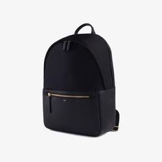 The Backpack - Large / Black Accents - ISM Classic Office Laptop Backpack, Luxury Nylon Backpack For Daily Use, Functional Leather Backpack With Leather Trim, Work Backpack With Zipper Closure, Workwear Backpack With Zipper Closure, Classic Backpack With Leather Trim For Daily Use, Classic Everyday Laptop Backpack, Classic Daily Use Backpack With Leather Trim, Modern Workwear Backpack With Adjustable Strap