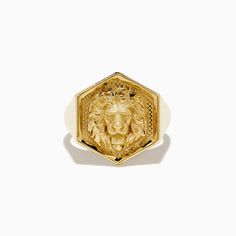 Men's 14K Yellow Gold Lion Signet Ring Luxury Yellow Gold Signet Ring With Diamond Cut, Luxury 14k Yellow Gold Signet Ring, Luxury 14k Gold Engraved Ring With Vvs Clarity, Luxury 14k Gold Engraved Ring Stamped 14k, Luxury Tarnish-resistant 14k Gold Signet Ring, Yellow Gold 14k Tarnish Resistant Signet Ring, Luxury 14k Gold Engraved Tarnish Resistant Ring, Luxury Gold Signet Ring With 17 Jewels, Luxury 14k Gold Tarnish-resistant Engraved Ring