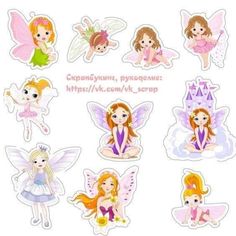 Fairy Stickers for Kids Birthday