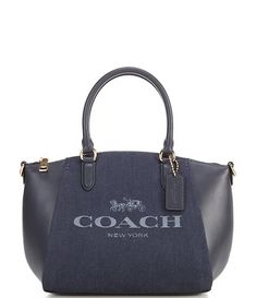 COACH Handbags, Purses & Wallets | Dillard's Fake Coach Purses, Top Handle Bag In Coated Canvas With Removable Pouch, Elegant Coated Canvas Bag With Removable Pouch, Elegant Coated Canvas Bag With Double Handle, Elegant Coated Canvas Bags With Double Handle, Elegant Bag With Removable Pouch, Evening Coated Canvas Bag With Top Handle, Elegant Double Handle Coated Canvas Bag, Classic Bag With Detachable Handle In Coated Canvas