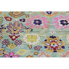 ACTUAL SIZE:  8’3″ x 11’6″ PRIMARY COLOR:   Blue / Multi AGE:  New MATERIALS:   Wool FOUNDATION:  Cotton PRODUCTION:  Handwoven, Knotted Pile, Antique Recreation CONDITION:  Excellent Primary Color, Primary Colors, Color Blue, Area Rug, Foundation, Hand Weaving, Area Rugs, Rug, Wool