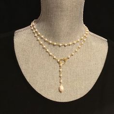 DAINTY Pearl Lariat-please Pay Attention to dainty, Silver Gold Pearl Rosary Chain Lariat, Bridesmaid Bridal Wedding, Boho Bead Lariat - Etsy Coachella 2024, Fabric Cuff Bracelet, Pearl Lariat Necklace, Pearl Lariat, Pearl Rosary, Silk Jewelry, Casual Necklaces, Layered Necklace Set, Hippie Necklace