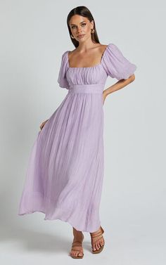 Long Flowy Dress Casual, Casual Church Outfits Summer, Summer Bar Outfits, Bestie Hangout, Lavender Midi Dress, Flowy Dress Casual, Summer Work Outfits Office, Church Outfit Casual, Purple Dresses Formal