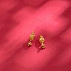 Earrings Light Weight Gold, Gold Earing Design New Gold Earrings Designs New Model, 22k Gold Earrings Studs, Ear Gold Jewellery, Simple Gold Earrings For Women, Antique Gold Earrings Simple, Gold Earrings Designs Simple, Earings Design Gold New Model