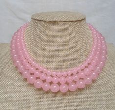 PREFERENTIAL POLICIES : The order is $50 or more.There will be a 10% discount.long-term effective. Please use the coupon code: CZH10 Welcome back to my shop: https://www.etsy.com/shop/pearlandjewelry Description of the product in the picture: The necklace lengh is 16---18 inches ,I make the necklace to use 6mm,8mm,10mm pure natural light pink jade bead, IT is good necklace for your great wedding, Pearl Jewelry: necklace Pearl Type: jade bead color: light pink size: 6mm 8mm 10 mm length: 16---18 Pink Round Bead Necklaces For Wedding, Pink Bridal Necklace With Round Beads As Gift, Pink Round Bridal Necklace Gift, Pink Round Beads Jewelry For Bridesmaid Gift, Pink Bridal Necklace Gift, Pink Crystal Necklaces For Wedding, Elegant Pink Crystal Necklaces For Weddings, Cheap Polished Bead Jade Necklaces, Pink Jade Jewelry For Gift