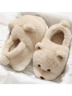 2024 New Plush Bear Slippers For Women, Non-Slip Indoor Warm Comfortable Cartoon 3D Couple House Shoes Khaki         Women Shoes, size features are:Bust: ,Length: ,Sleeve Length: Couple House, 3d Couple, Coquette Kawaii, Bear Slippers, Animal Slippers, Cartoon 3d, Slippers For Women, Fashion Tights, Birthday List