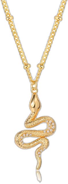 Gold Snake-shape Chain Jewelry, Gold Snake Shape Chain Jewelry, Silver Snake-shaped Gold Plated Jewelry, Gold Plated Snake Shape Jewelry, Silver Snake Shaped Gold Plated Jewelry, Gold-plated Snake Shape Jewelry, Gold Plated Snake-shaped Jewelry With Adjustable Chain, Gold Plated Snake Shape Jewelry With Adjustable Chain, Elegant Gold-tone Snake Shaped Jewelry