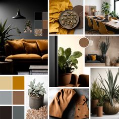 "Is it time to give your space a new look and feel? This modern interior design moodboard features an elegant and sophisticated color palette of dark natural colors. The space is designed to create a sense of warmth and coziness, while also exuding a sense of elegance and luxury. The use of dark wood tones and natural materials, such as stone and leather, adds depth and texture to the space. The color scheme is complemented by sleek and modern furniture pieces, with clean lines and a minimalist aesthetic. The overall effect is one of sophistication and refinement, creating a space that is both comfortable and stylish. The use of dark natural colors in this moodboard creates an ambiance of serenity and calmness, perfect for any customer who wants a stylish and functional living space. Wheth Modern Moodboard, Kitchen Japandi, Earth Tone Living Room, Japandi Furniture, Japandi Kitchen, Japandi Interiors, Japandi Home, Japandi Living, Interior Design Moodboard