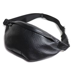 Louis Vuitton Discovery Bum Bag Pm Waist Bag Shadow Black Luxury Black Chest Bag For Daily Use, Black Luxury Chest Bag For Daily Use, Luxury Black Belt Bag For Travel, Luxury Black Chest Bag For Travel, Designer Black Belt Bag For Daily Use, Luxury Black Pouch Belt Bag, Luxury Black Belt Bag With Removable Pouch, Luxury Black Belt Bag As Shoulder Bag, Designer Black Pouch Belt Bag