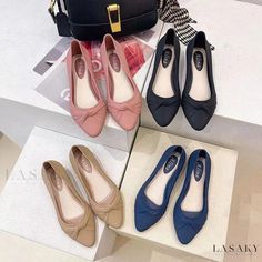 Lasaky - Sophisticated Rain-Shoe Collection Casual Pointed Toe Ballet Flats For Office, Casual Low Heel Ballet Flats For Office, Casual Office Ballet Flats With Low Heel, Casual Party Ballet Flats, Casual Ballet Flats With Pointed Toe, Casual Synthetic Heels With Pointed Toe, Casual Synthetic Pointed Toe Heels, Casual Pointed Toe Ballet Flats Medium Width, Casual Pointed Toe Synthetic Heels