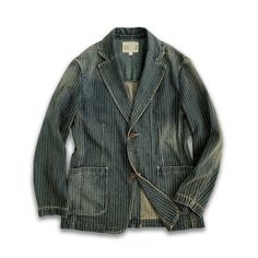 Denim Suit Coat Men's Stripe Jacket Vintage Casual Coat Work Coat Retro Top Note : this is Chinese size , please confirm the size according to the size chart . If you are not sure the size ,please contact  me ; i will give you some advice. 1.Due to the different shooting angle, there will be some chromatic aberration. 2.Because the measurement is manual measurement, there are errors. Thank you！ Payment We We accept PayPal/ Google Pay /Visa / Master Card /Amex /Discover Payments. Shipping &Handling Items will shipped out within 10 business days upon payment received. Atual shipping time is up to local custom and post service!      Return &Exchange We accept return for any reason, simply send parcel back in original condition, we will refund or exchange for you. You just need to pay for retu Denim Notch Lapel Outerwear With Button Closure, Denim Outerwear With Notch Lapel And Button Closure, Vintage Unstructured Long Sleeve Blazer, Tailored Single-breasted Long Sleeve Denim Jacket, Tailored Denim Outerwear With Notch Lapel, Tailored Denim Notch Lapel Outerwear, Notch Lapel Cotton Denim Jacket For Fall, Denim Blazer With Welt Pockets, Notch Lapel Denim Jacket For Fall