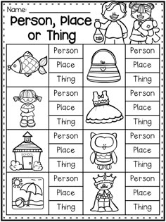 a printable worksheet for children to practice their english speaking skills