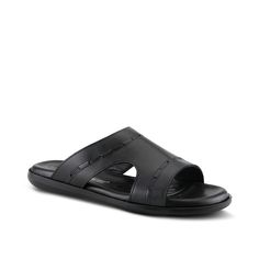 Spring Step-Benn Slide Sandal Get to wear iconic style and all day comfort only in the Benn slide sandal by Spring Step. This leather slide sandal is enhanced with an anatomic, padded footbed to provide you with adaptive comfort. Sleek, flexible faux leather sole ensures you much needed support. Slip-resistant Open Toe Synthetic Sandals, Modern Slip-on Slides With Arch Support, Classic Synthetic Sandals With Leather Footbed, Slip-resistant Open Toe Sandals For Spring, Spring Slip-resistant Open Toe Sandals, Synthetic Slide Sandals With Arch Support, Modern Synthetic Slide Footbed Sandals, Classic Synthetic Slides With Removable Insole, Summer Leather Sandals Slip-resistant