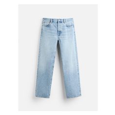 Straight fit jeans made of cotton denim. Five pockets. Cut at ankle. Washed effect. Front button closure. Made in Italy. Waistcoat Dress, Jean Straight, Cargo Shirts, Jeans Cargo, Cardigan Sweater Dress, Mens Straight Jeans, Straight Fit Jeans, Zara Jeans, Sweaters Knitwear