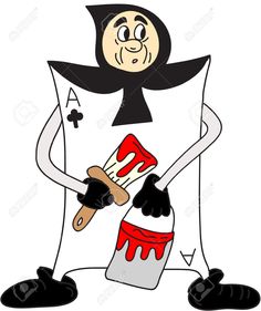 an image of a cartoon character holding a knife and paper with the words glitter lambs club on it