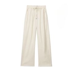 Get ready for ultimate comfort and style with our Wilma Casual Linen Look Draw String Pants! Perfect for a relaxed yet stylish look, these pants feature a comfortable drawstring waist and a linen-like texture. Ideal for a casual day out or a cozy night in. Stay comfortable and chic with our Wilma Pants! Gender: WOMEN Item Type: Pants, Wide-Leg Pants Decoration: Draw String Elasticity: Non Stretch Fabric Type: Cotton/Polyester blend Linen Closure Type: Elastic Waist SIZE CHART Size (CM) Waist Hip Wide Leg Linen Pants, Clothing Details, Colored Pants, Loose Outfit, Long Sleeve Maxi, Fashion Pattern, Pant Style, Drawstring Pants, Long Sleeve Maxi Dress