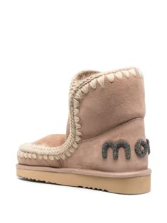 Find MOU Eskimo Ankle Boots on Editorialist. camel brown sheepskin contrast stitching logo lettering round toe ankle-length flat rubber sole Mou Boots Outfit, Shoes For Outfits, Mou Boots, Stitching Logo, Glitter Logo, Winter Apparel, Shoe Inspo, Marc Jacobs Bag, Shoes Boots Ankle