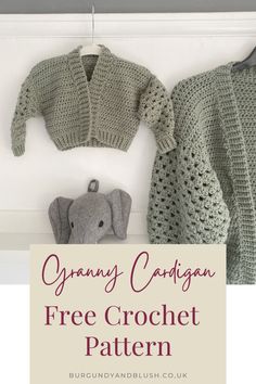 there is a crochet pattern for an elephant sweater and pants