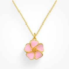 Honolulu Necklace Preppy Necklaces, Preppy Jewelry, Pretty Jewelry Necklaces, Flower Charm Necklace, Jewelry Accessories Ideas, Summer Necklace, Hibiscus Flower, Jewelry Lookbook, Cheap Jewelry