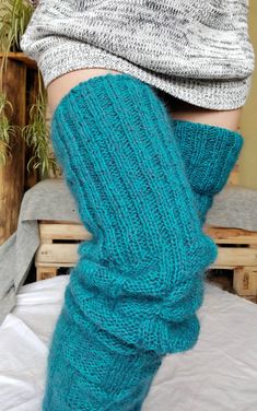 Cheap Thigh-high Socks, Cheap Knee-high Socks For Winter, Cheap Comfortable Knee-high Socks, Knee High Knitted Socks Plus Size, Cheap Blue Knee-high Socks For Stocking Stuffers, Cheap Breathable Knee-high Socks, Knitted High Socks, Skirt Thigh High Socks, Boho Socks