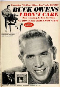 Buck Owens, Music Memories, Country Western, Vintage Country, I Don't Care