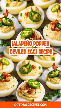 deviled eggs with jalapeno popper deviled eggs recipe