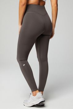 Anywhere Motion365+ High-Waisted Legging Fabletics Taupe Slate female Activewear >> Womens >> Bottoms >> Leggings >> Full Length Motion365+ regular Running/Training 4-Way Stretch/Hidden Pockets/Moisture-Wicking/UPF Protection Womens Leggings Outfits, Women Leggings Outfits, Female Activewear, Perfect Leggings, Fabletics Leggings, 2024 Christmas, Womens Leggings, Gym Shorts, Athletic Leggings