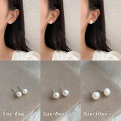 Classic everyday simple natural pearl stud earrings. We chose the top quality ivory oblate round pearls, every pearl is natural with beautiful real shimmery. A must-have minimalist ear jewelry for any outfit and any occasions. 💎 Features: ♥ Handmade Jewelry ♥ Main Stone: real natural ivory pearl ♥ 6mm/8mm/10mm pearl options available ♥ Push back closure ♥ Hypoallergenic, good for sensitive skins 🎁 Packing & Shipping: ♥ All our jewelry will be shipped with beautiful gift wrap packaging ♥ Handwrite gift notes/cards available upon request ♥ SAME DAY& FREE US Domestic Shipping available ♥ International customers: We ship worldwide! But we are not responsible for customs duties/taxes if any. 💎 Thank you for your support of my small shop! Feel free to convo me if you have any questions, I am Everyday White Round Pearl Earrings, Minimalist Round Pearl White Earrings, Minimalist Hypoallergenic Pearl White Pearl Earrings, Minimalist Hypoallergenic Pearl White Earrings, Everyday Hypoallergenic Pearl White Pearl Earrings, Delicate Hypoallergenic Round Pearl Earrings, Hypoallergenic Delicate Round Pearl Earrings, Minimalist Round Pearl Earrings, Simple White Round Earrings