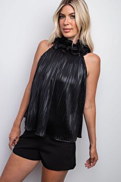 This Prue Ruffle Neck Top will be the crown jewel in your wardrobe! It perfectly pairs a timeless look with modern elements, with a high neck ruffle top that looks pretty and practical. Whether you dress it up or down, you’ll feel like a queen! Neck Ruffle, Black Ruffle, Crown Jewels, Ruffle Top, The Crown, How To Look Pretty, High Neck, That Look, Crown