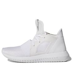 (WMNS) adidas Tubular Defiant 'Core White' S75250 (SNKR/Cozy/Casual/Women's/Breathable) Adidas Tubular, Adidas Tubular Defiant, Casual Women, Adidas, White