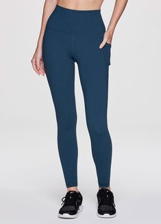 A soft take on our best selling Tech Flex ultra hold legging, our Super Soft Ultra Hold Legging exudes comfort. The buttery soft fabric is squat proof and supportive to ensure you're able to workout in confidence. A high waistband, fitted silhouette and four-way stretch fabric combine to create both a flattering and comfortable legging ideal for everything from high impact workouts to lounging at home. Complete with side pockets that hold most cell phones and other smaller valuables, you'll never want to take this legging off. Comfortable Leggings, Fleece Leggings, Soft Leggings, Pocket Leggings, Lounging At Home, Squat Proof, Dark Teal, Charcoal Color, Fitted Silhouette