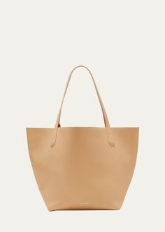 Mansur Gavriel Everyday Soft Leather Tote Bag - Bergdorf Goodman Chic Smooth Grain Satchel For Shopping, Daily Shoulder Bucket Bag With Handle Drop, Top Handle Satchel With Smooth Grain For Shopping, Top Handle Smooth Grain Satchel For Shopping, Smooth Grain Top Handle Satchel For Shopping, On-the-go Smooth Grain Shoulder Bucket Bag, Chic Smooth Grain Shoulder Bag For Shopping, Daily Use Tote Shoulder Bag With Smooth Grain, Versatile Tote Bag With Smooth Grain