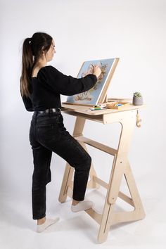 Attention all artists, doodlers, and creative enthusiasts! Feast your eyes on our incredible Portable Lap Easel--a must-have tool for unleashing your imagination and bringing your artistic visions to life! 🎨🖌️✨ Unleash your creativity with our artist's paradise on Etsy! 🎨✨ From Portable Lap Easels to Drawing Boards and Wooden Sketch Boards, we've got your artistic journey covered. Make it uniquely yours with a Personalized Easel or explore the versatility of Customizable Boards, perfect for s Easel Drawing, Portable Easel, Sketch Board, Tabletop Easel, Sketching Art, Work Space Organization, Wooden Easel, My Workspace, Easels