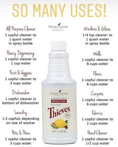 Thieves Cleaning, Young Living Oils Recipes, Living Oils Recipes, Thieves Oil, Thieves Cleaner, Thieves Essential Oil, Young Living Essential Oils Recipes, Essential Oils Guide