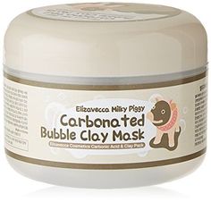 Elizavecca Milky Piggy Carbonated Bubble Clay Mask Elizav... Bubble Clay Mask, Carbonated Bubble Clay Mask, Bubble Face Mask, Elizavecca Milky Piggy, Bubble Mask, Tumeric Face Mask, Face Scrub Homemade, Clay Face Mask, Clay Faces