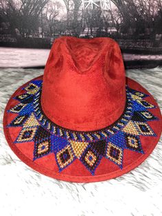 Beautiful handmade toquillas made by hand by Mexican artisans, you have an old and lifeless hat, give it a new and fun touch with a toquilla artesanal.NO INCLUDES HAT. Red Brimmed Festival Costume Hats And Headpieces, Red Brimmed Costume Hat For Festival, Red Brimmed Festival Costume Hat, Red Brimmed Costume Hats And Headpieces For Festivals, Unique Handmade Hat Bands For Beach, Handmade Red Party Hat, Handmade Brimmed Festival Costume Hats And Headpieces, Handmade Brimmed Costume Hats For Festival, Handmade Short Brim Costume Hats For Festivals