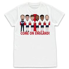 England Football Come On England Mens T-Shirt Sizes S-3XL Unofficial EurosFantastic Sublimated T-shirt a great gift for all England football fans- support our boys this summer 2 Design Choices Available:DESIGN 1      Southgate, Maguire, Stones, Sterling, Rashford, KaneDESIGN 2      James, Rice, Mount, Foden, Grealish, SanchoT- Shirt Colours Available: WhitePrint - Our prints are high quality sublimated prints for an excellent finish that is expected to last the lifetime of the t-shirt if washed Sports Fan T-shirt With Short Sleeves, Funny Sublimation Print T-shirt For Fans, Funny T-shirt With Sublimation Print For Fans, Sports Fan T-shirt With Sublimation Print, Novelty Fan Merchandise T-shirt With Letter Print, Team Spirit T-shirt With Sublimation Print For Fans, Father's Day Team Spirit Graphic T-shirt, Fan Merchandise T-shirt With Team Spirit, Fan Merchandise Sublimation Print T-shirt